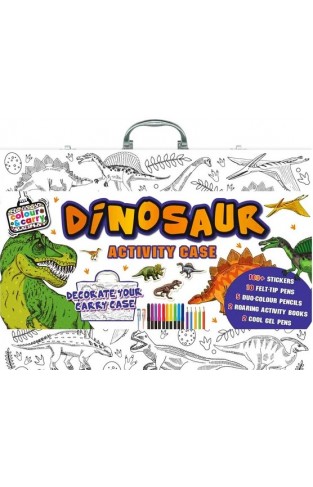 Colour and Carry Activity Kit Dinosaur Activity Case